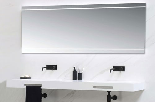 雙人白色大臺盆